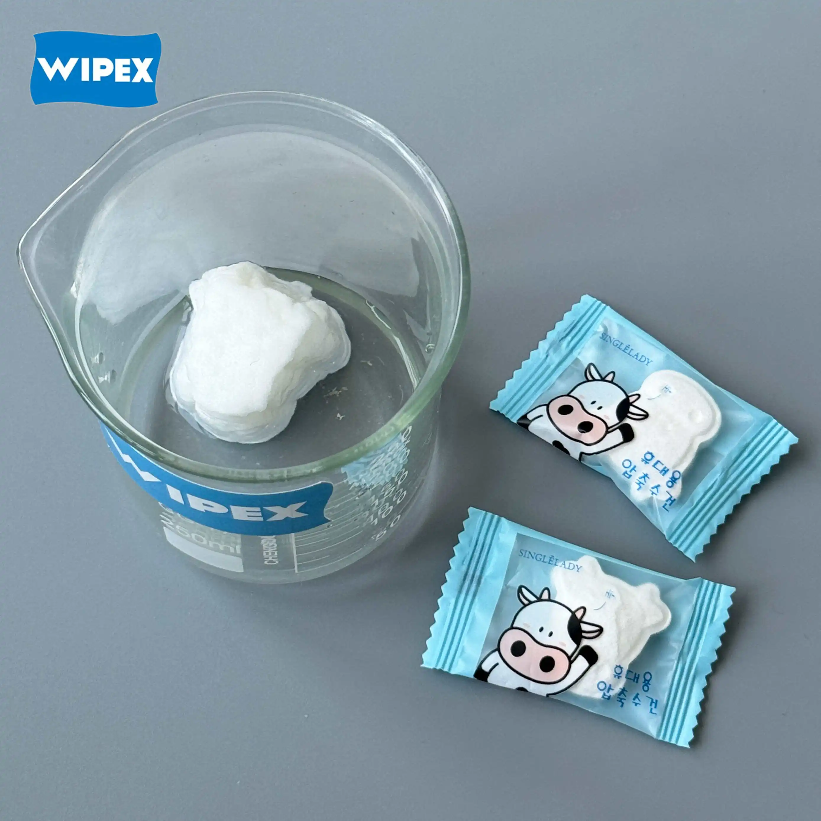 Wipex Factory Customized Vacuum Packed Compressed Towel Magic Disposable Mini Washcloth Compressed Face Cleaning Towels