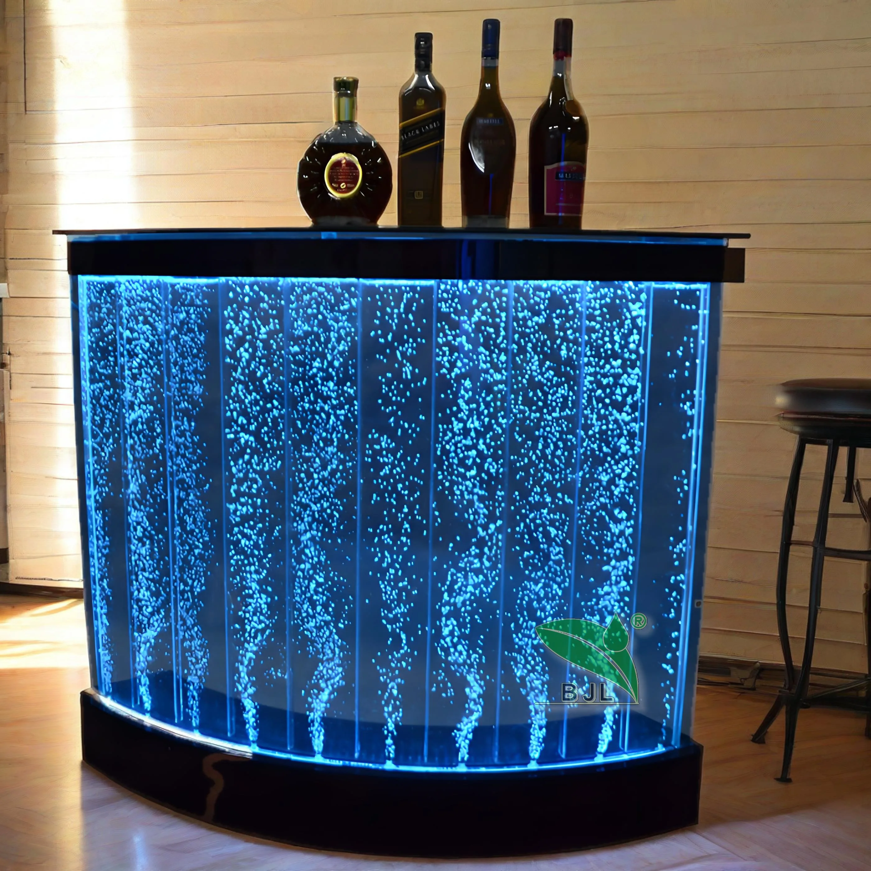 カウンターデスクテーブル商業用家具LED水族館ウォーターバブル