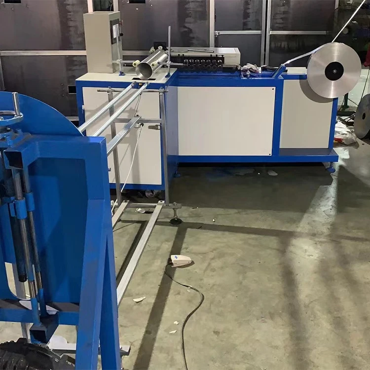 HVAC Semi-Rigid Aluminum Easy Bend Stainless Steel Flexible Duct Making Machine for Dyer Pipe Forming Liner Chimney