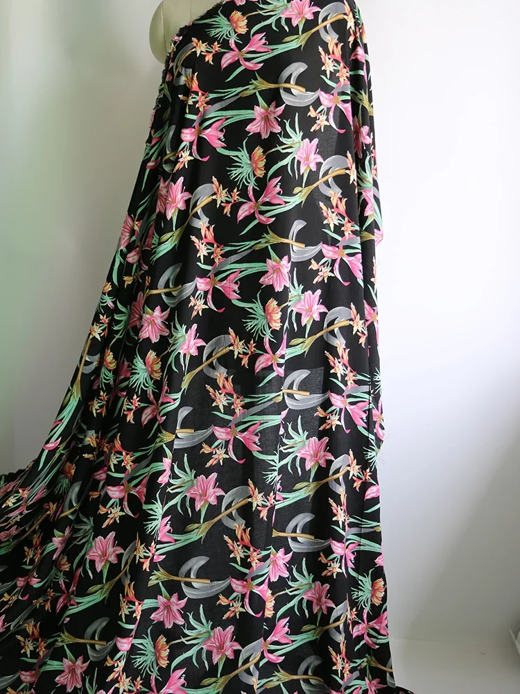 Оптовая Продажа с фабрики, 100% тканая искусственная ткань с принтом, индивидуальный дизайн и узор для женской одежды