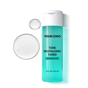 Luxury Face Toner Sensitive Skin 5% Glycolic Acid Organic Vegan Aloe Vera Vitamin C Hyaluronic Acid Gentle Exfoliation Hydrating