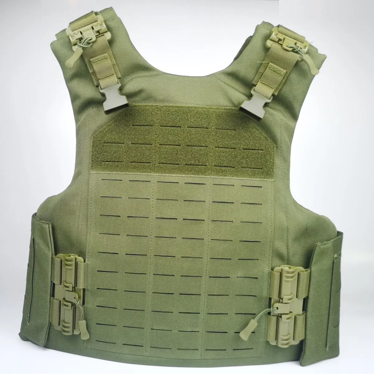 Chaleco táctico Molle verde de 4