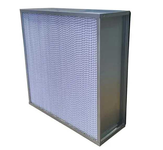 Panel air filter