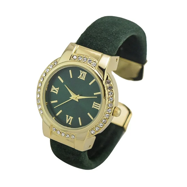 Rm-h111 Women Vintage High Quality Dark Green Cuff Bangle Wrist Watch - Buy  Wrist Watch,Cuff Bangle Watch,Vintage Watch Product on 