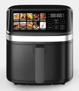 Household Use Digital 8L air Fryer with Colorful Screen with Safety Power Cut off Function 1700W 220-240V/100-120V