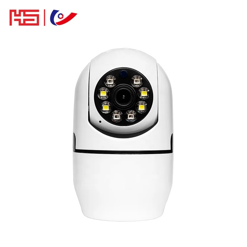 3mp IP Tuya App Network Wireless  Camera with Support Dual Light Mobile App with Power Plug