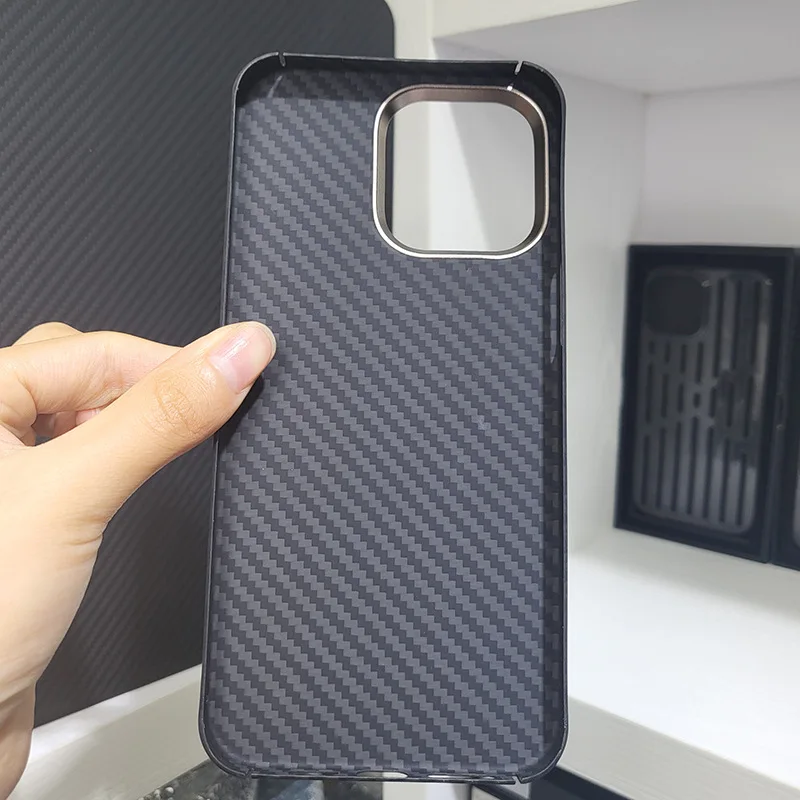 Factory Sale Frosted Real Carbon Fiber case for iPhone 14 15 16 17