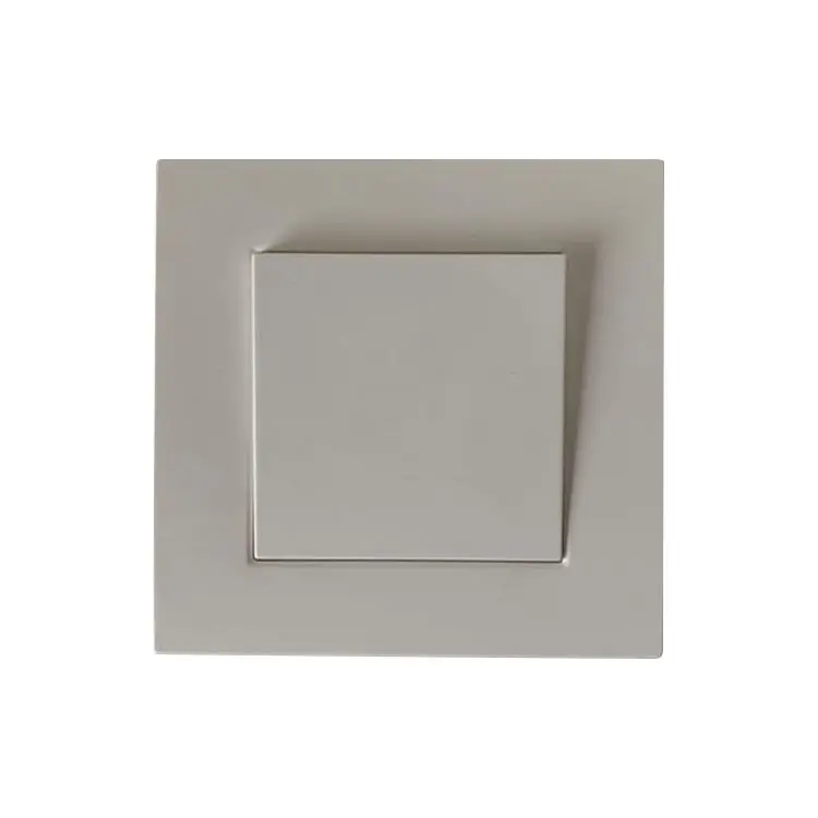 Factory Wholesale European Standard Household Switches 1 Gang 1 Way 250V/10A Wall Switches