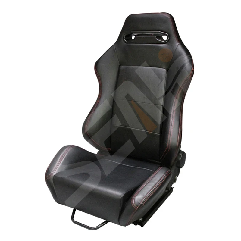 Seahi High Quality Black Pvc Racing Seat Universal Car Racing Seat With