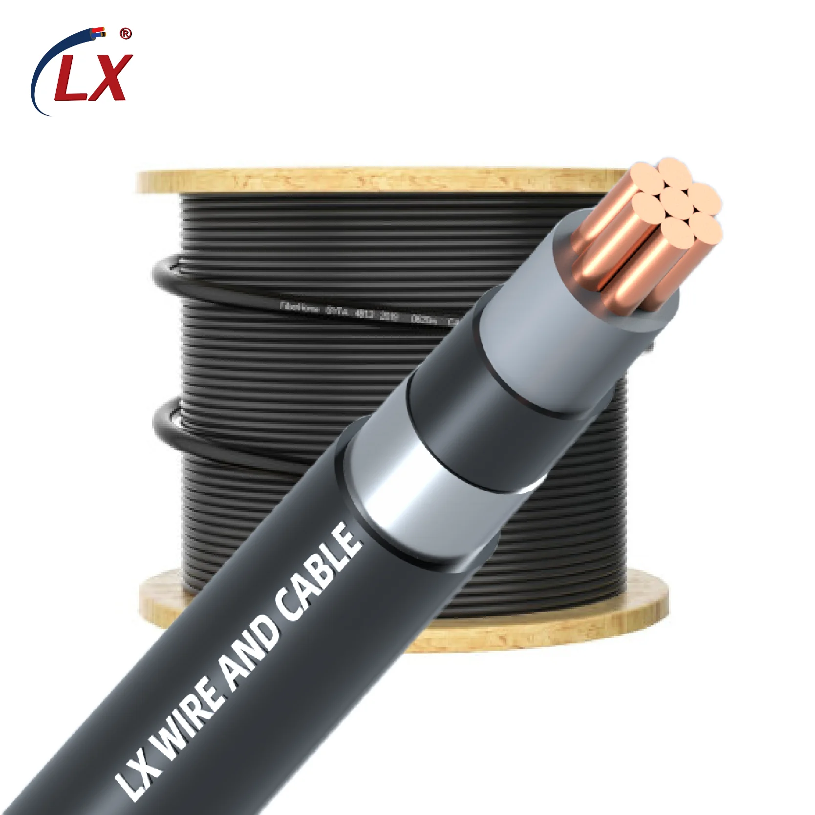 Factory Directly Supply PVC Ztt 132 Kv Underground Aluminum Electric Wire Origin Iso Manufacturer Power Cable