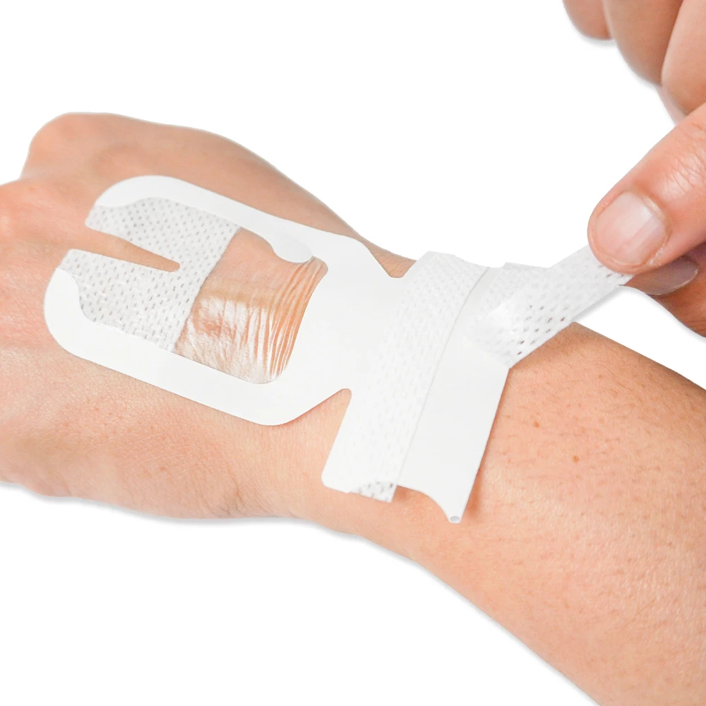 Medical Island Wound Dressing Catheter Fixation Device Transparent Iv ...