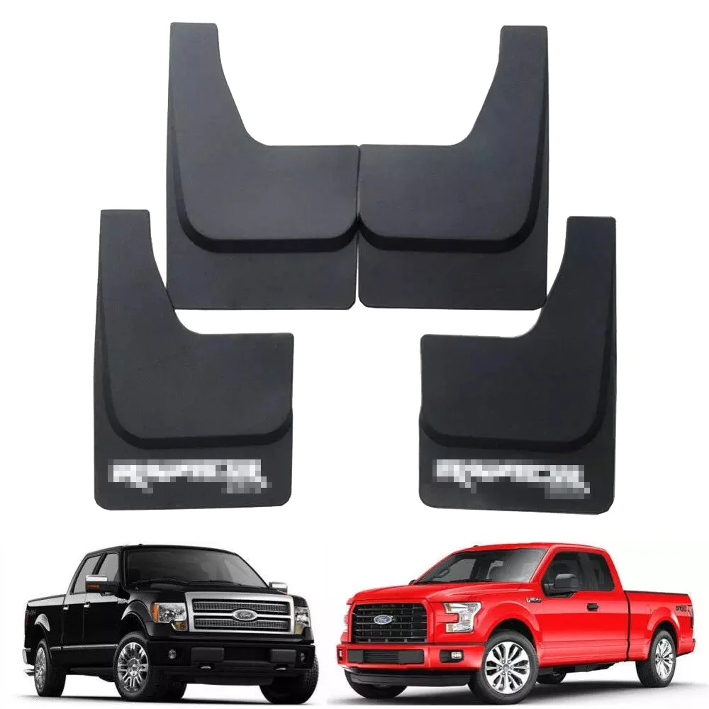 KEEPDSGN Matte Black Mud Flaps For Ford Ranger XLT | 4PCS Universal Splash Guards With Screws