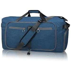 B4013 Large Capacity Oxford Waterproof Polyester Lining Unisex Fitness Luggage Bag Handheld Sports Travel Anti-Theft
