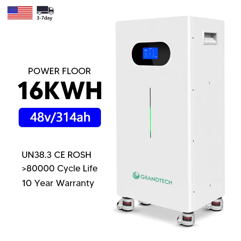 US STOCK All in One Lifepo4 Battery Solar Energy Storage Power System Home 48v 51.2v 16kwh 314AH Floor Stand Lifepo4 Battery