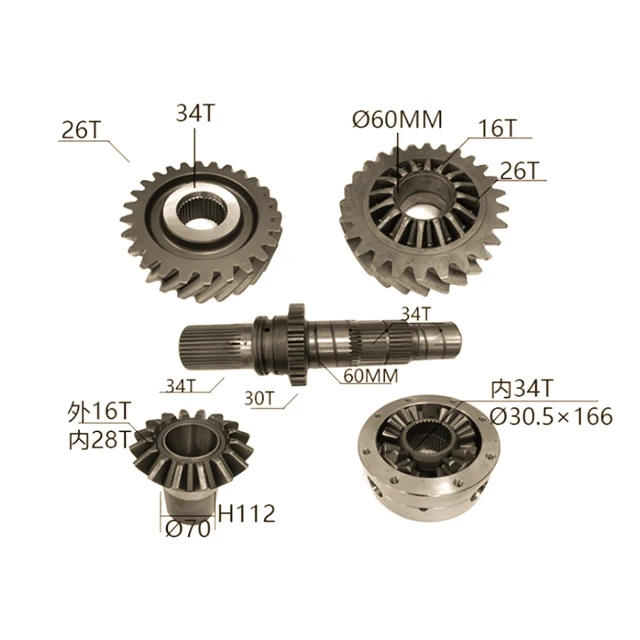 カフー Original Construction Machine Spare Parts Condenser Assy