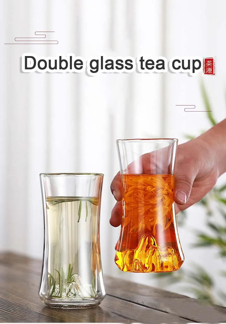 China wholesale BPA FREE double glass glass tea cup coffee cup clear cups