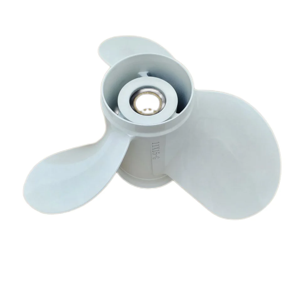 Hélice En Alliage D'aluminium 3 Pales – Compatible Yamaha 25-60 HP – 11 1/4 X 14-G – Légère Et Durable