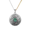 Steel-colored single pendant, without chain.