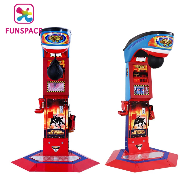 Funspace High Quality Sport Theme Coin Operated Red Punching Arcade Boxing Game Machine With Factory Price for Game Center