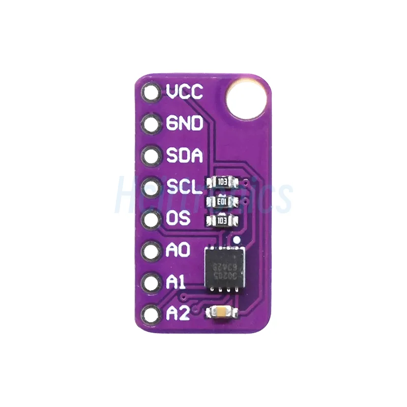 MAX30205MTA Module Human Body Temperature Sensor MAX30205 Measuring Skin Wristband Temperature Sensor Overtemperature Alarm