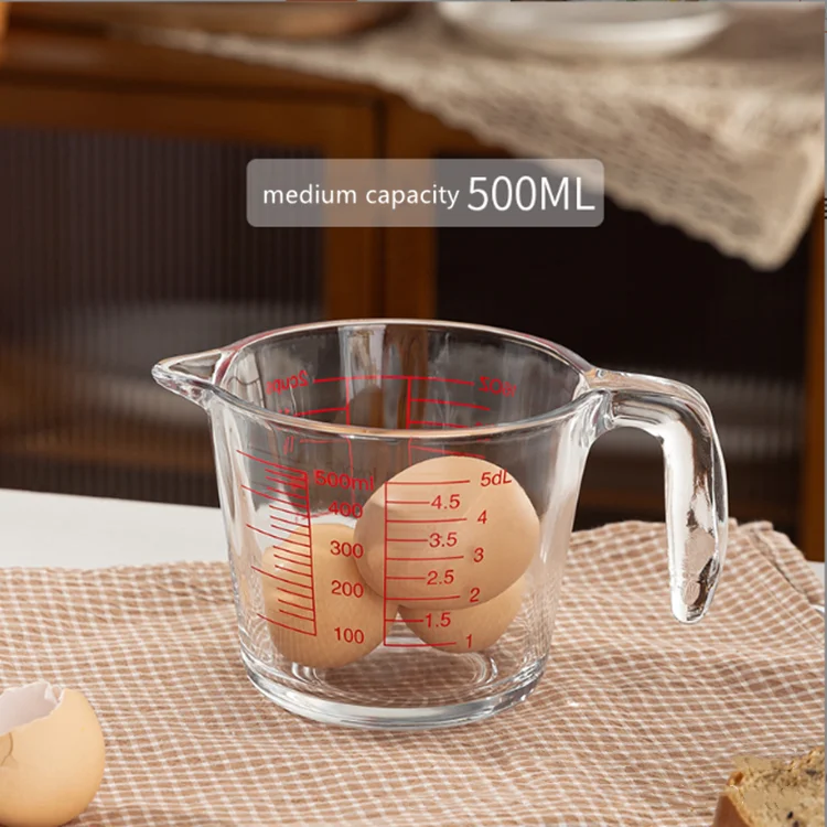 Измерительные инструменты термостойкая 500 мл 1000 чашка для молока и кофе стеклянная мерная выпечки с