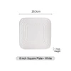 8'' Square White