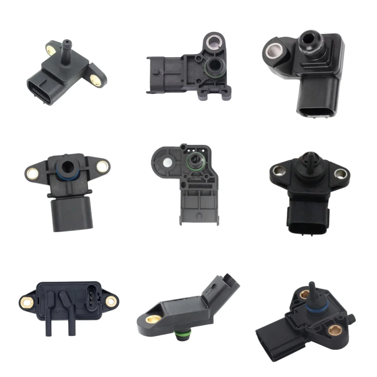 Intake Manifold Air Pressure Sensor Automotive 1385733 1607418 0004303807 42548333 Map Sensor 24V 6 Poles for Mercedes-Benz