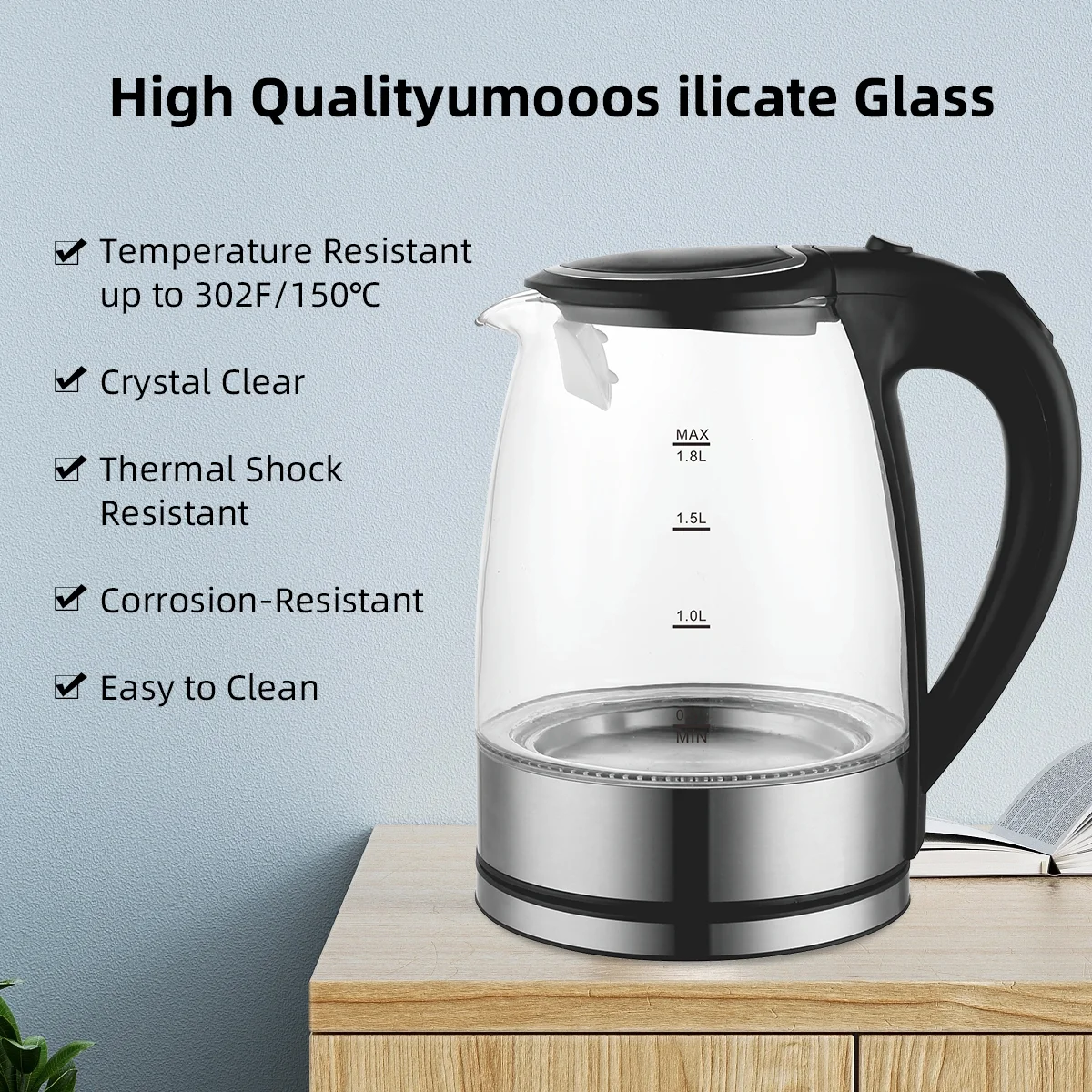 Astron Electric Aqua Electric Kettle Buy Borosil Electric Glass