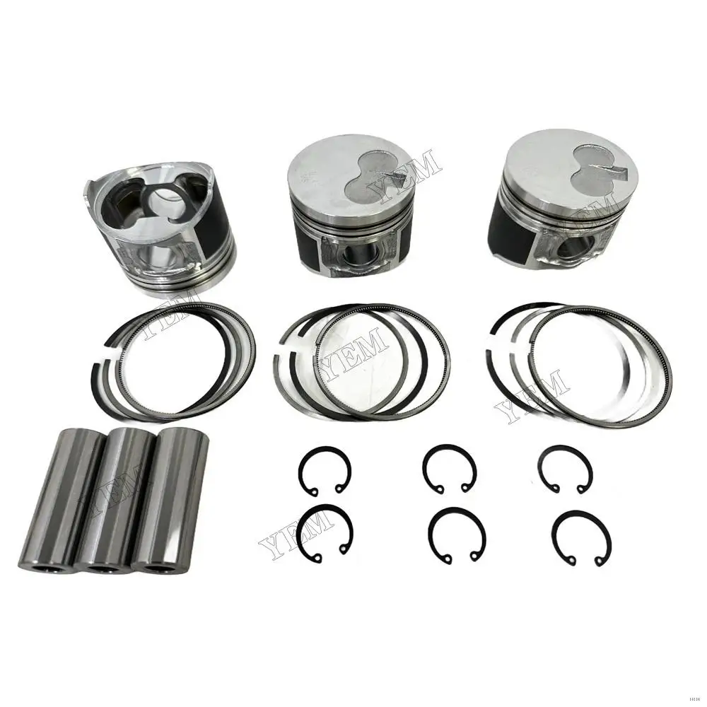 For Yanmar 3TNM74 Piston Kit & Ring Engine Part Rebuild Parts