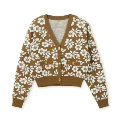 Jacquard Cardigan
