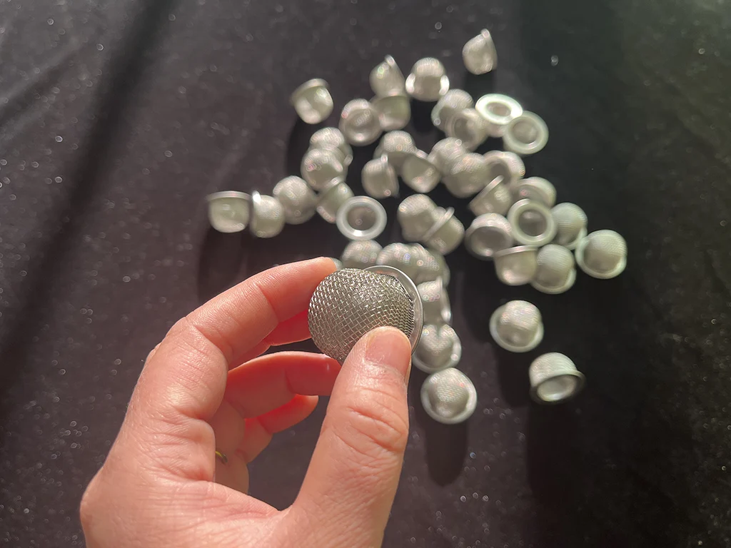Customized Size Stainless Steel Perforated Cigarette Filter Tubes,Heavy  Duty Drain Filter for Laundry Bathroom