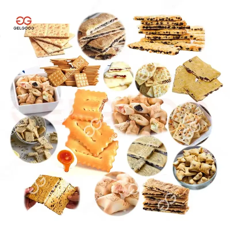 Gelgoog China Bakery Electric Oven Plasm Biscuit Making Machine Rectangular Almond Biscuit Forming Machine