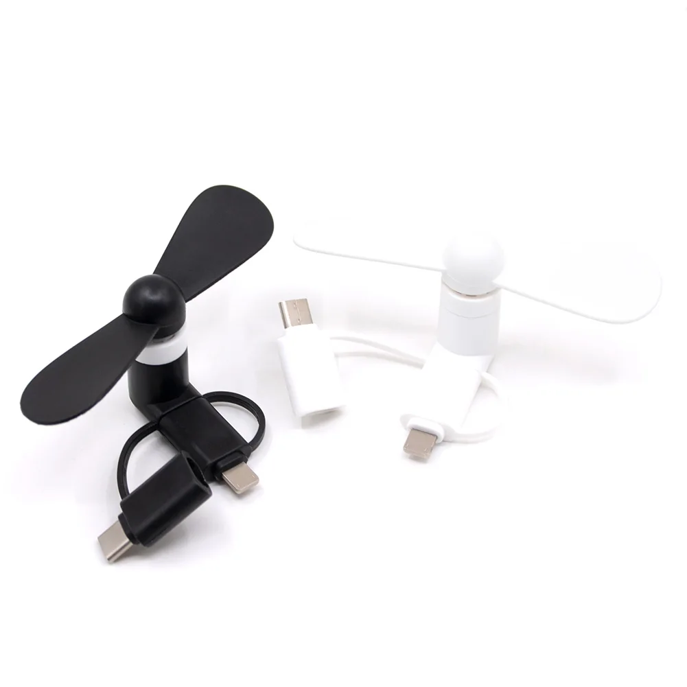 Promotional strong wind mini portable usb fan