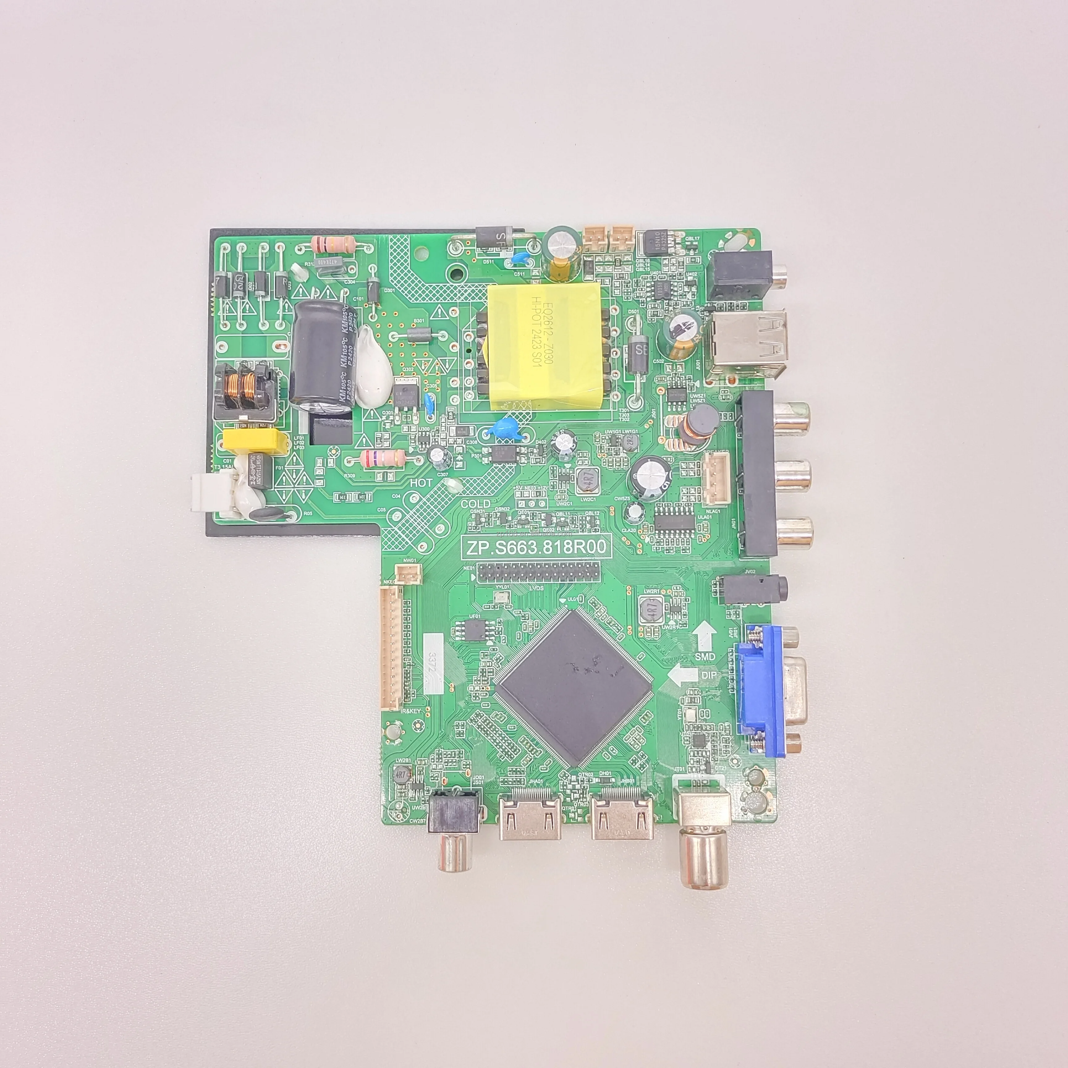 ZP.S663.818R00 25W Universal LED TV Motherboard - DVB-T2 DVB-C TNT