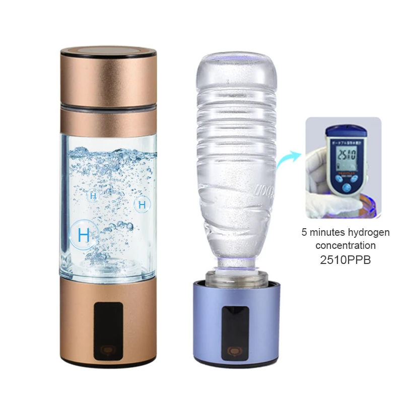thumbnail image 2 of Health Care Water Electrolysis Hydrogen Generation Portable 5000ppb H2 Molecule Rich Water 2 of 11