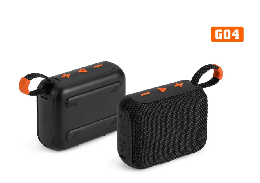 G04 Wireless Portable Waterproof Fabric Mini Bluetooth Speaker Portable with Deep Bass for Home Outdoor Travel
