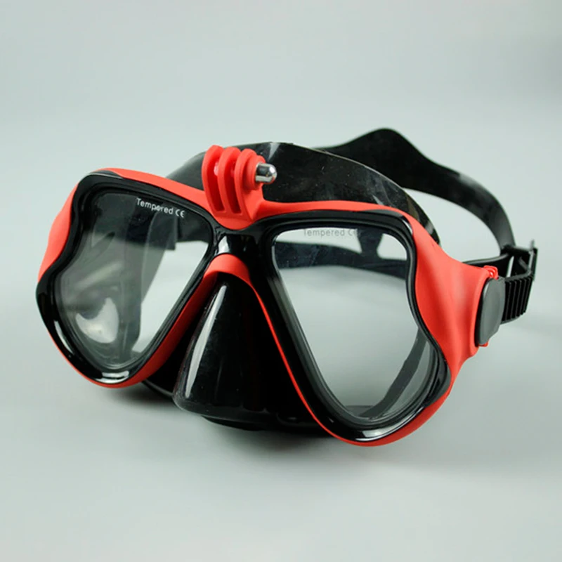 180 Wide View Camera Mount Scuba Diving Mask With Silicone Strap Buy