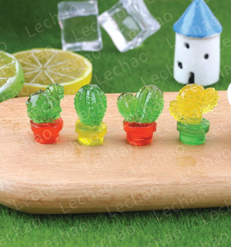 Hei begehrte Kaktus-frmige 3D 4D Weichbonbons mit Fruchtgeschmack