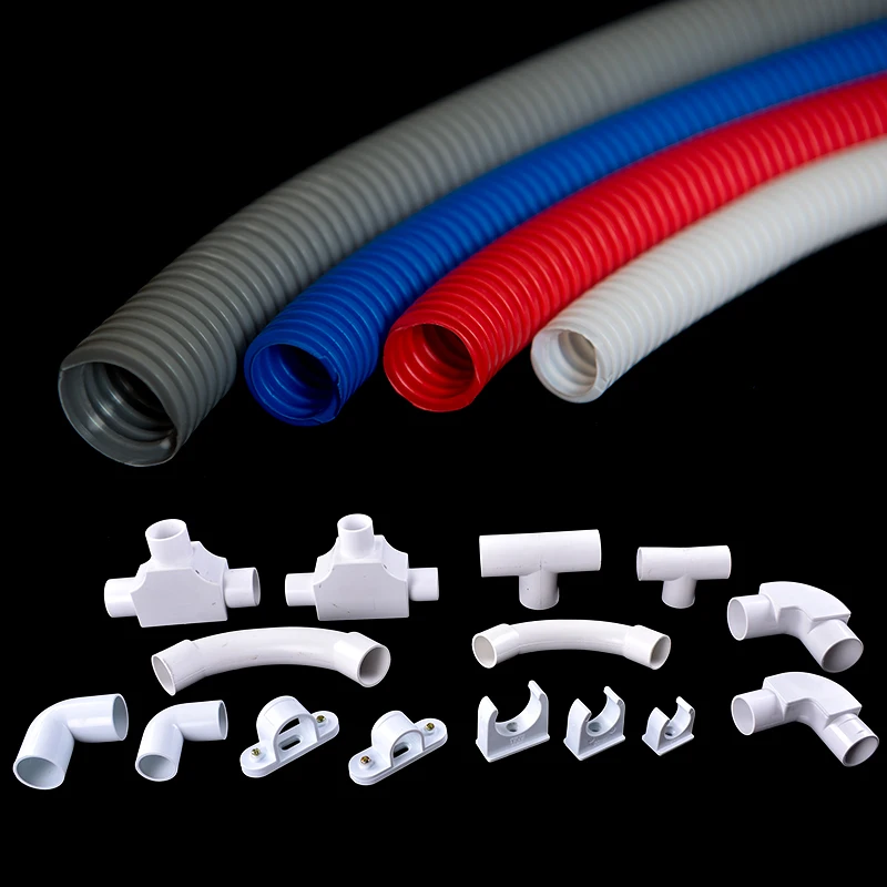 Cable Fittings Pipe Price 20mm 25mm 50mm Electrical Pvc Conduit Pipe