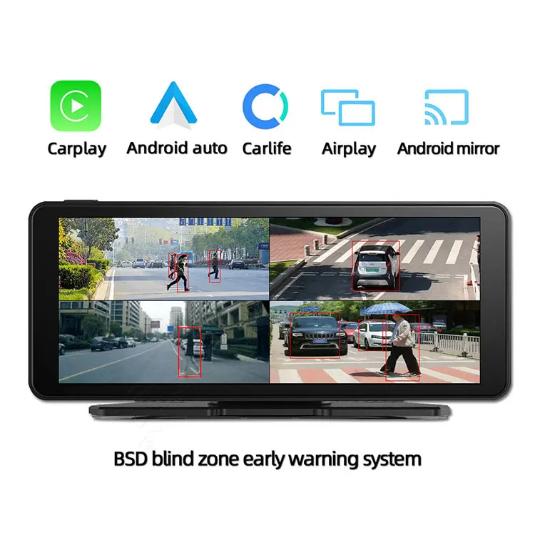 상업용 차량 레코더 범용 자동차 라디오 블루투스 QWSX에 대한 무선 Carplay 및 안드로이드 자동 10.36 휴대용 ...
