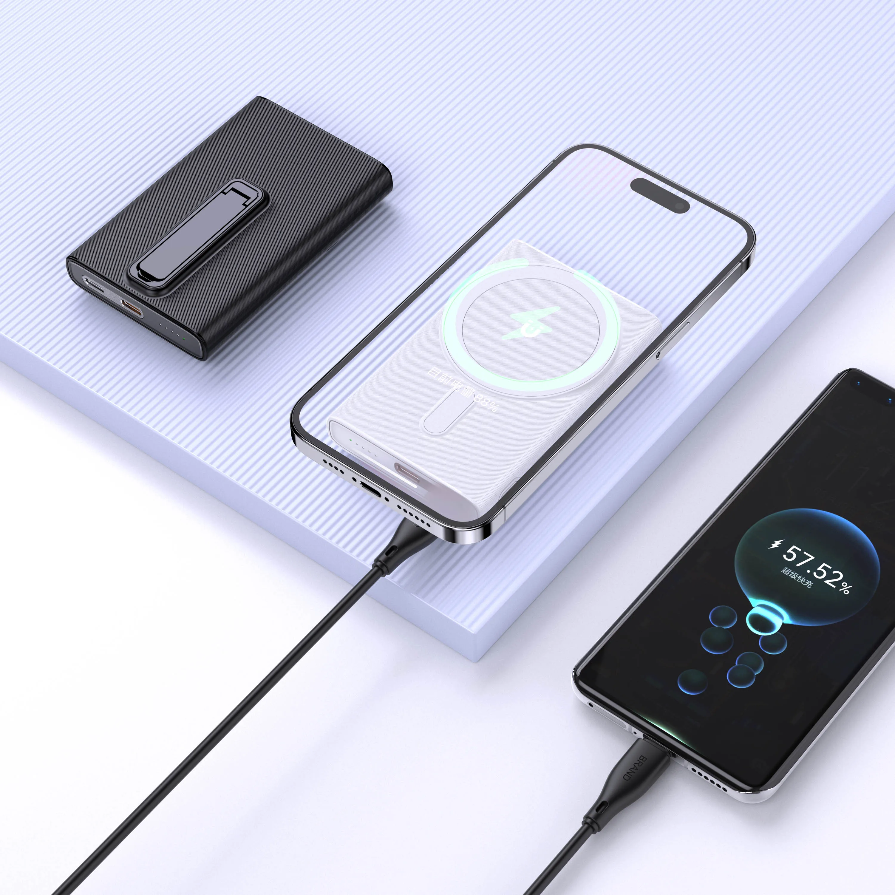 5000mah 10000mah 20000mah Powerbank Quick Charge 15w Wireless