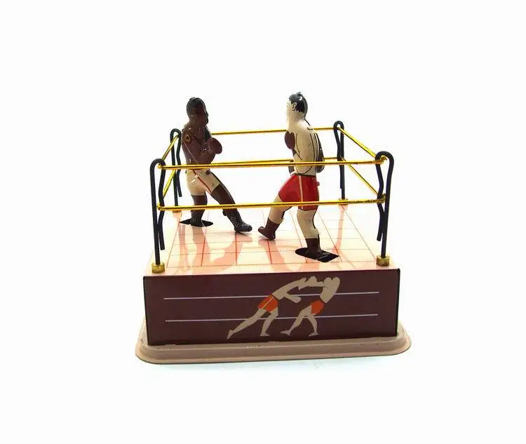 1920 Boxing Ring Classic Tin Wind Up Toy Hotel Decoration