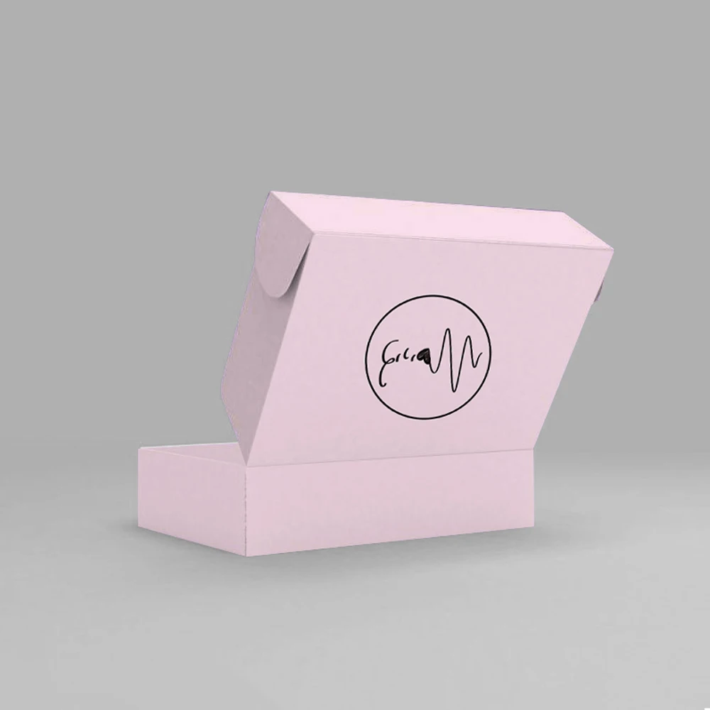 Заводская цена Пользовательский логотип роскошная печатная эко-упаковка гофрированная бумага картонные почтовые ящики бумажная коробка