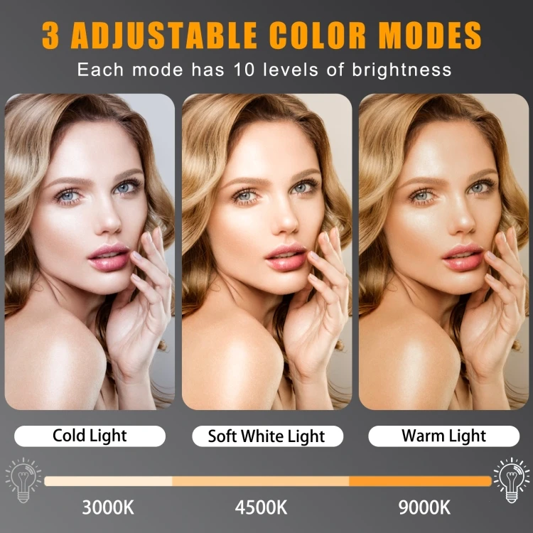 V01 Digital LED Fill Light Pocket Portable Fill Light Handheld Photography Photo Live Broadcast Selfie Lighting for Phone Camera