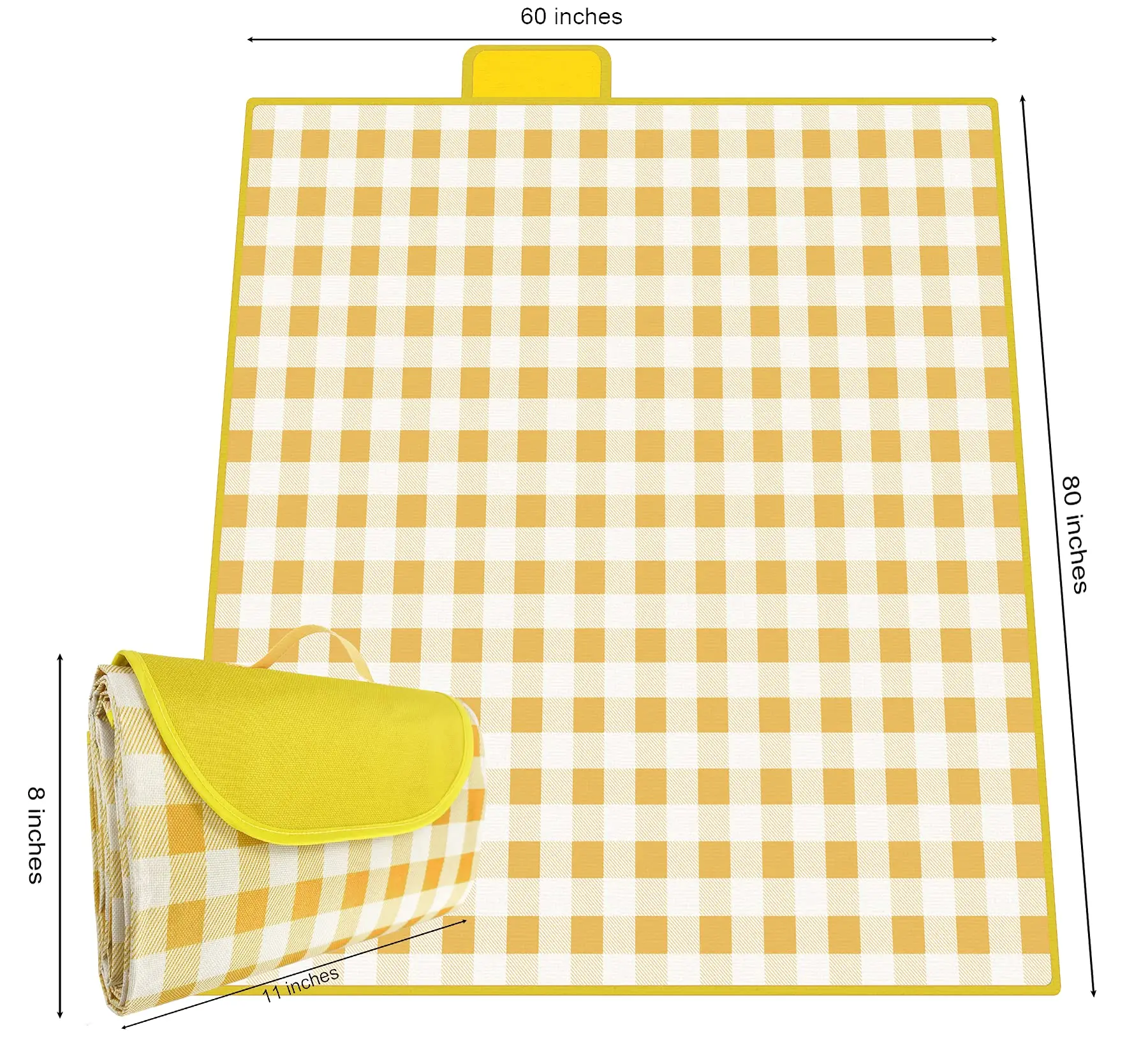 Outdoor Picnic Blanket Extra Large Sand Proof And Waterproof Portable ...