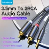 Black-3.5mm to 2rca
