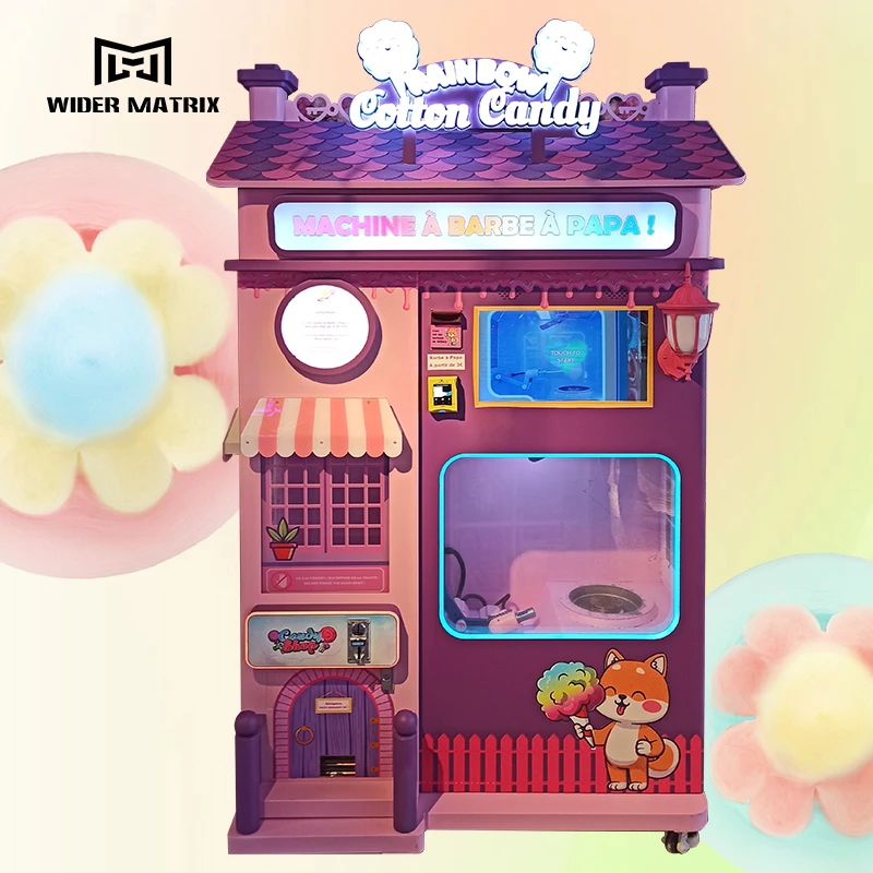 業務用綿菓子製造機 インテリジェント全自動綿菓子販売機| Alibaba.com