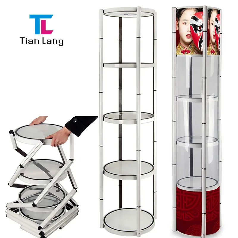 TianLang Promocija Pop Up Twister Towers Kauns Sīkdaļas Porbale Vitrīna