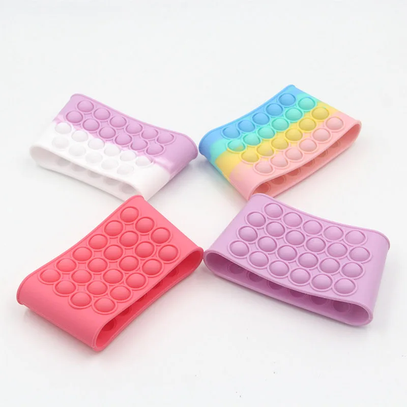 Hot Sale 2022 Silicone Push Bubble Pop Cup Holder Fidget Sensory Toy ...