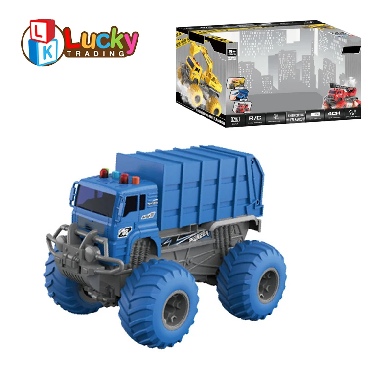 2023 New Rc Car  R/C Construction Car Engineering Truck With Music And Light